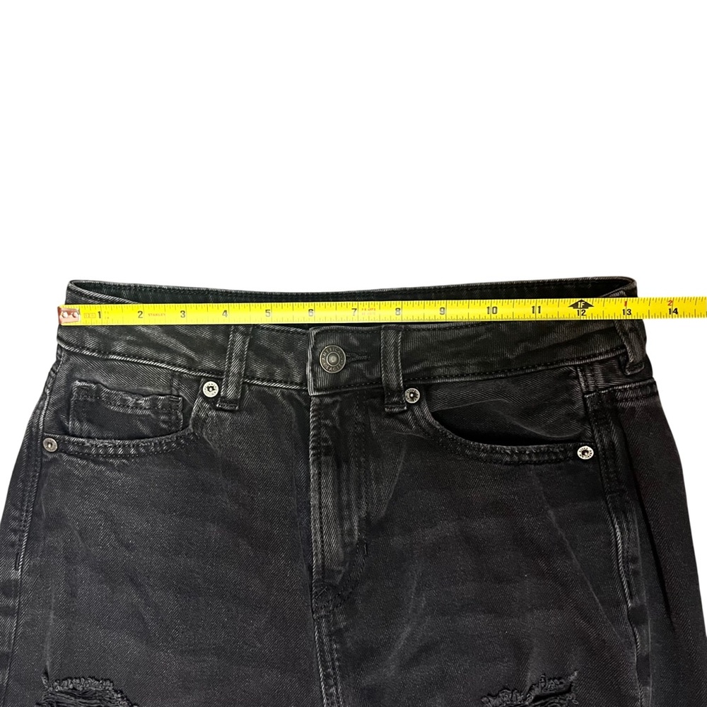 American Eagle 90s Boyfriend Ripped Black Jeans - image 4
